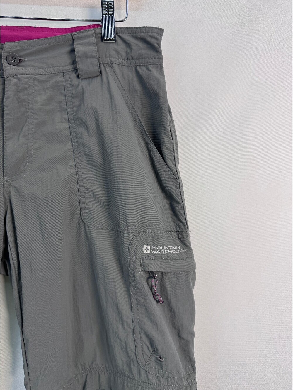 Mountain Warehouse Convertible Hiking Cargo Pants Zip Off Gorpcore Womens US 6 - Picture 2 of 9